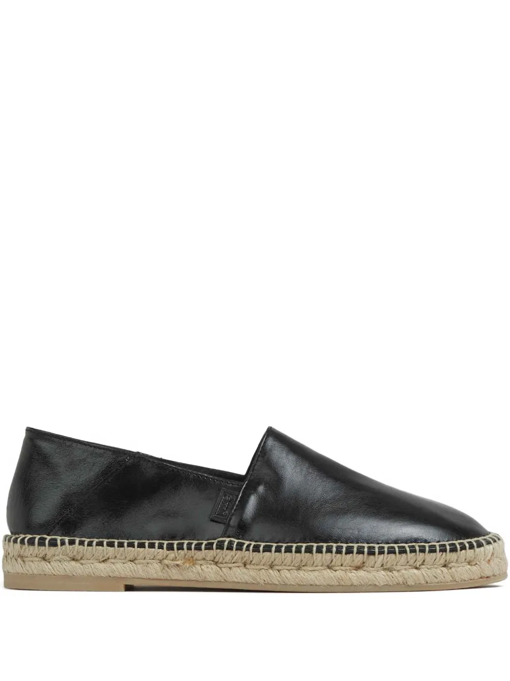 AMI Paris leather espadrilles Black