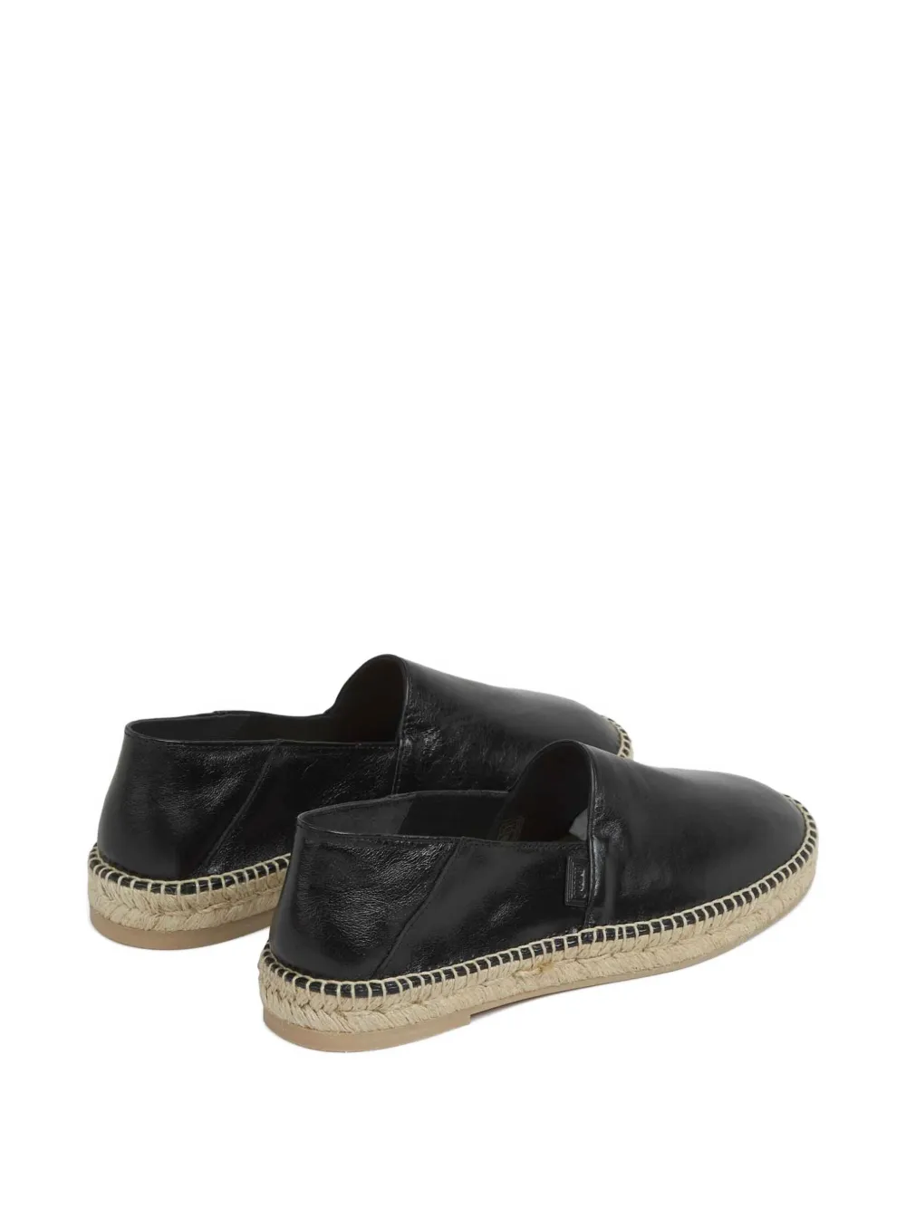 AMI Paris leather espadrilles Black