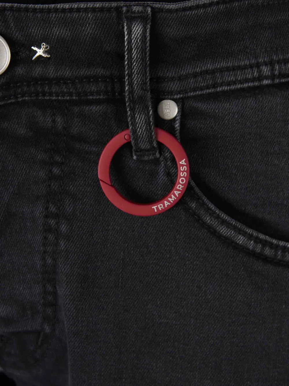 Sartoria Tramarossa Leonardo slim-fit jeans Zwart