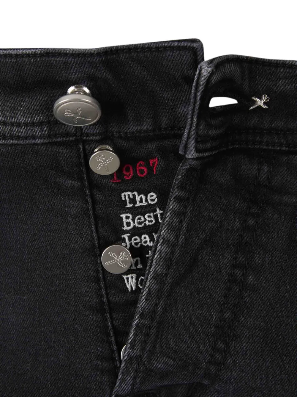 Sartoria Tramarossa Leonardo slim-fit jeans Zwart