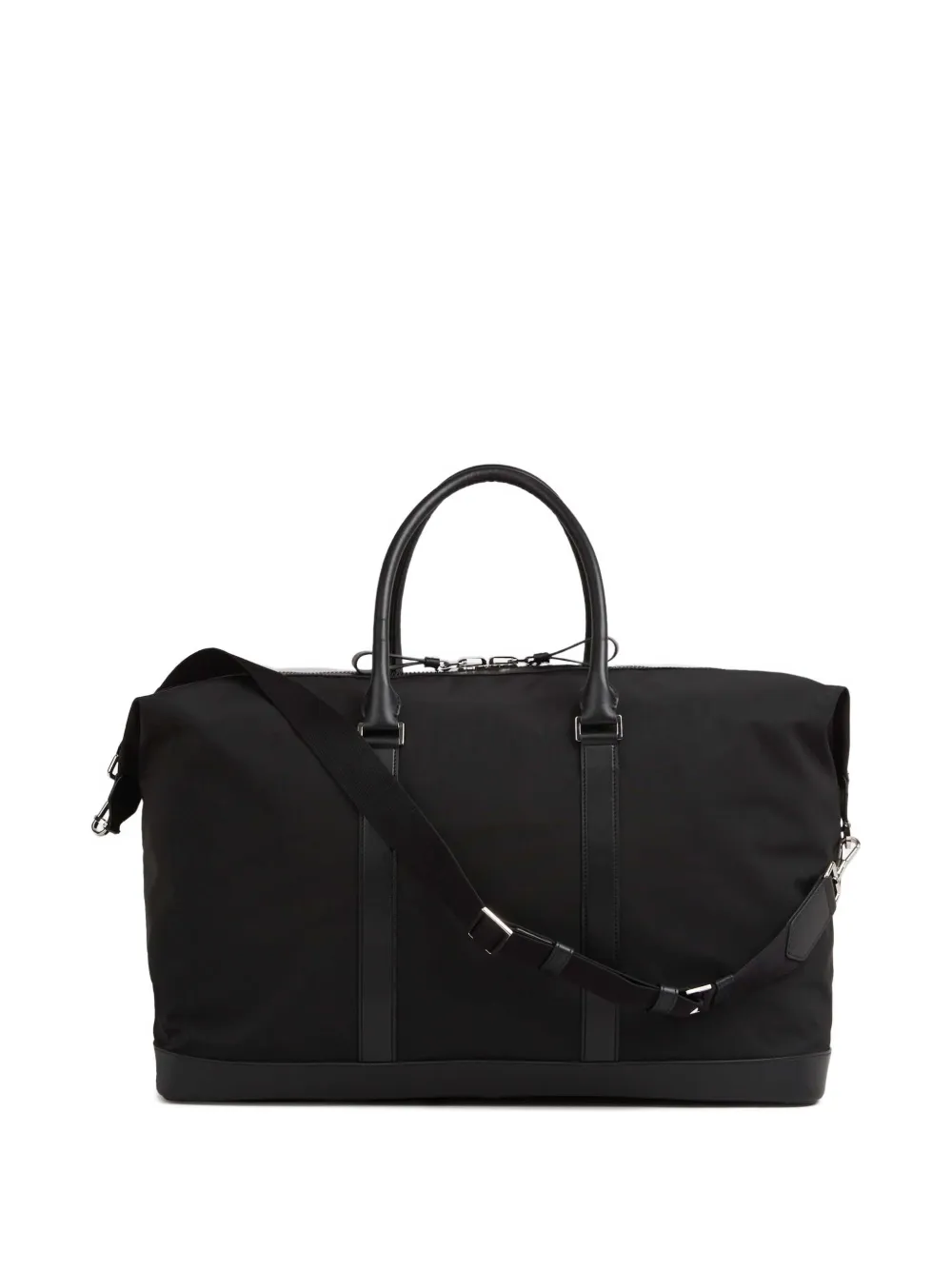 TOM FORD Reistas met leren afwerking Zwart
