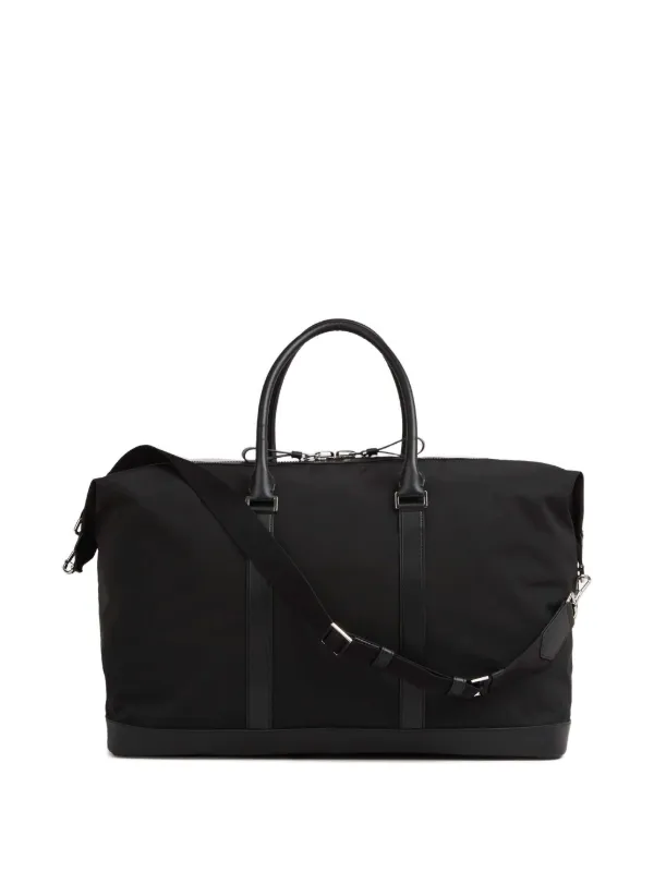 TOM FORD leather-trim Luggage Bag Black FARFETCH IN
