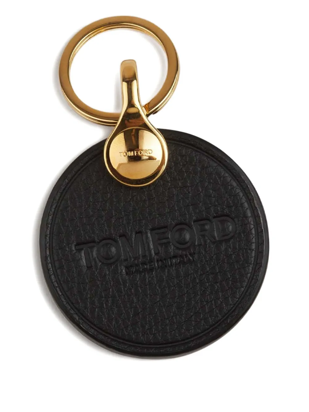 TOM FORD leather keychain Goud