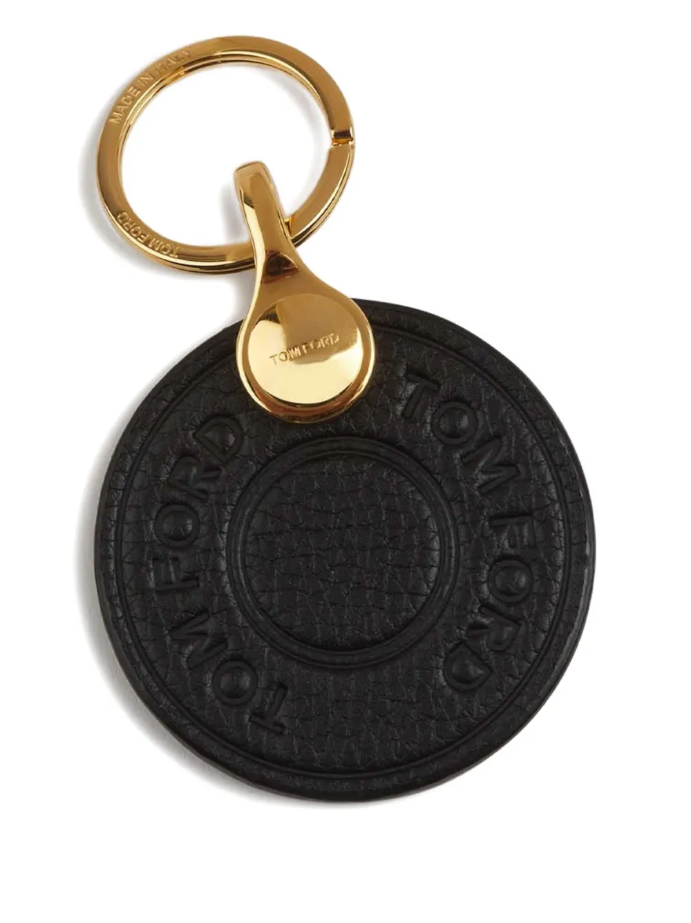 TOM FORD leather keychain Goud
