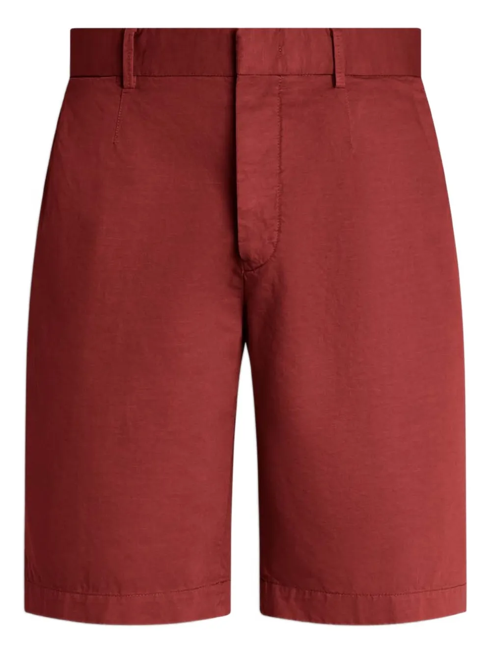 Zegna short en coton mélangé | rouge | Image 1
