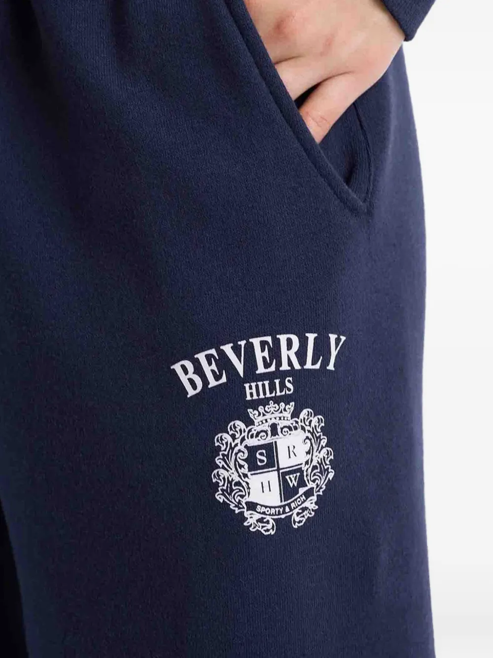 Sporty & Rich BH Crest joggingbroek Blauw