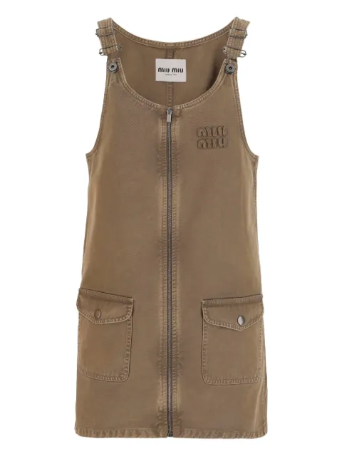 Miu Miu Abito denim con logo