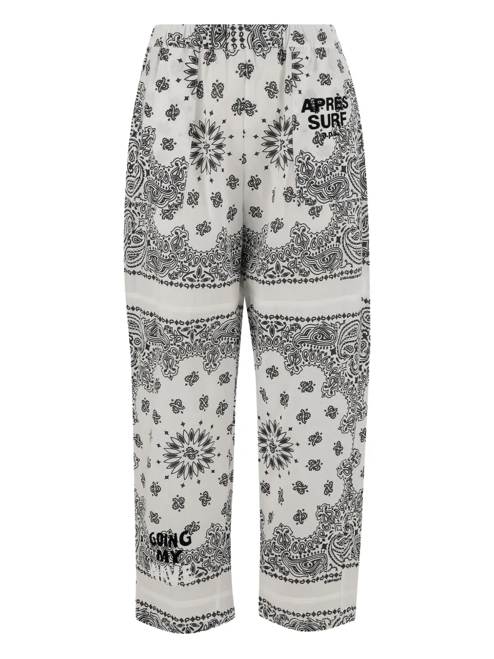 Après Surf bandana-pattern trousers | blanco | Image 1