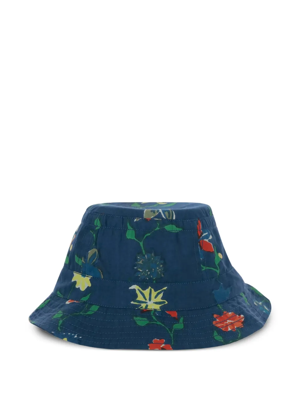 Misha & Puff Vissershoed met bloemenprint Blauw