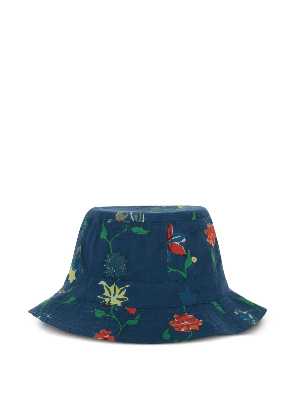 Misha & Puff Vissershoed met bloe print Blauw