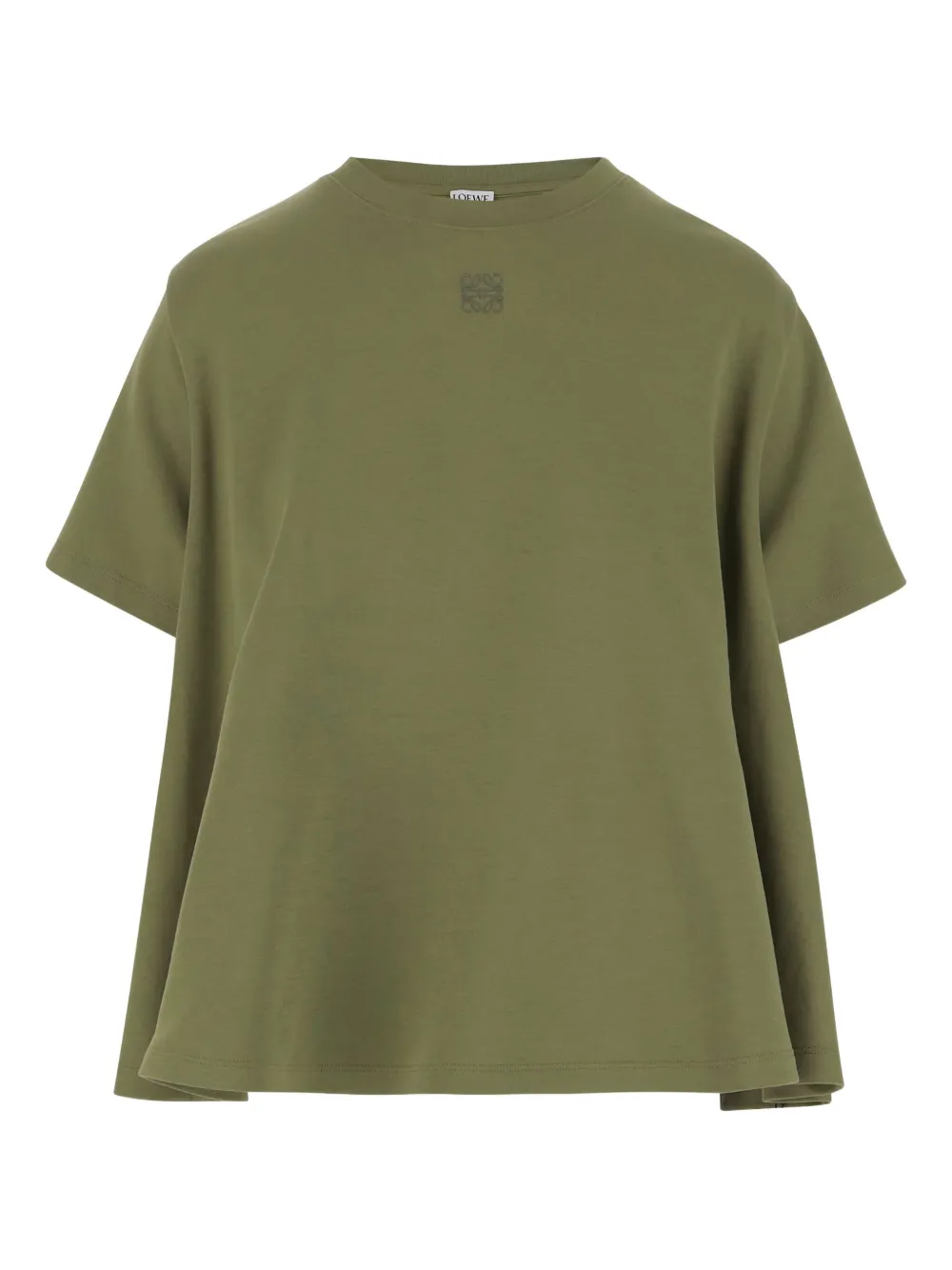 LOEWE top con diseño trapezoidal | verde | Image 1