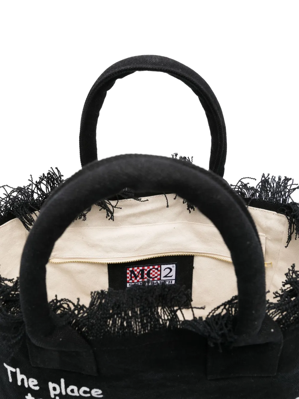 Mc2 Saint Barth Vanity Tote Bag In Black