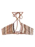 MC2 Saint Barth Dahlia bikini top - Brown
