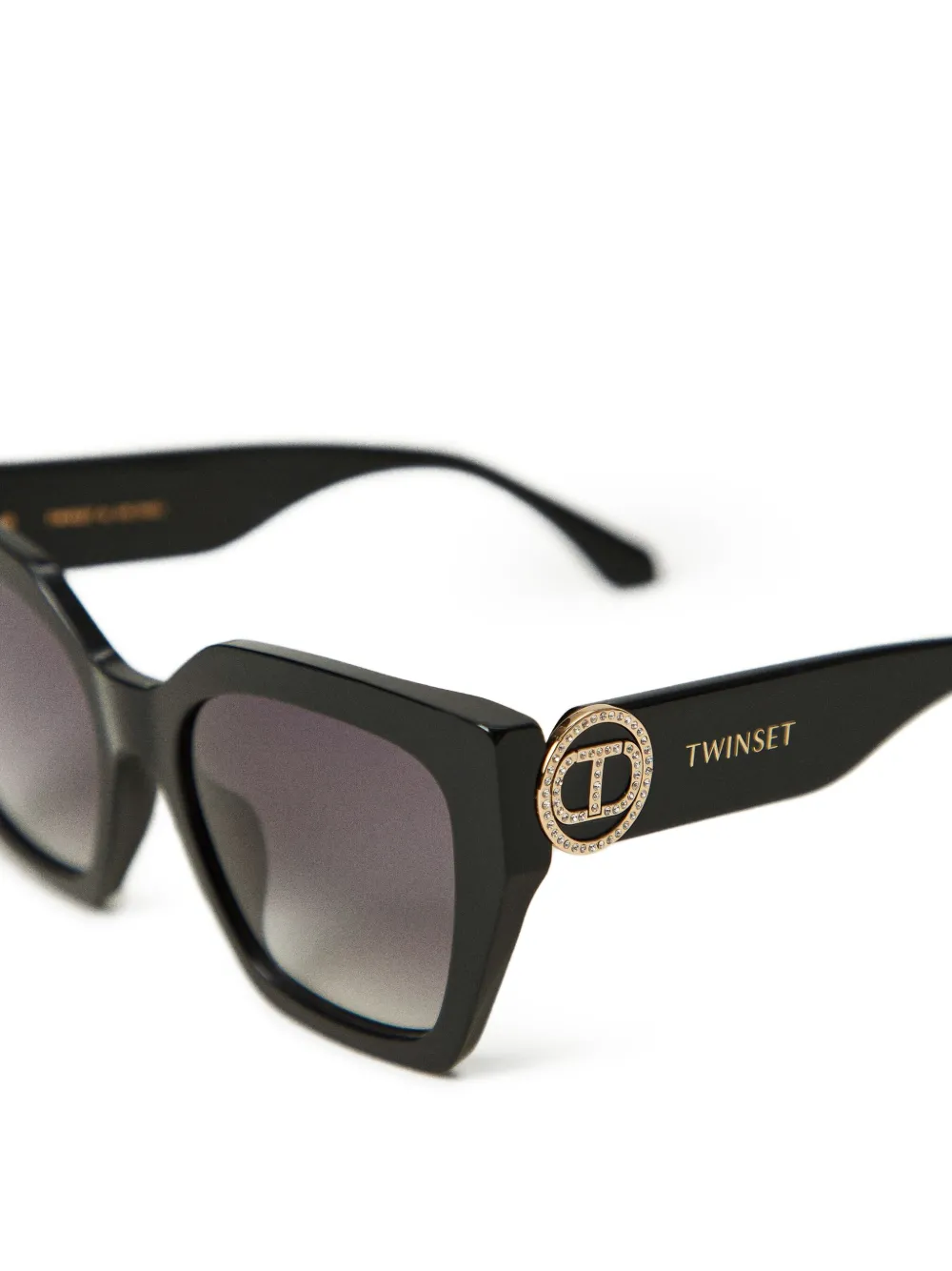 TWINSET Zonnebril met cat-eye montuur Zwart