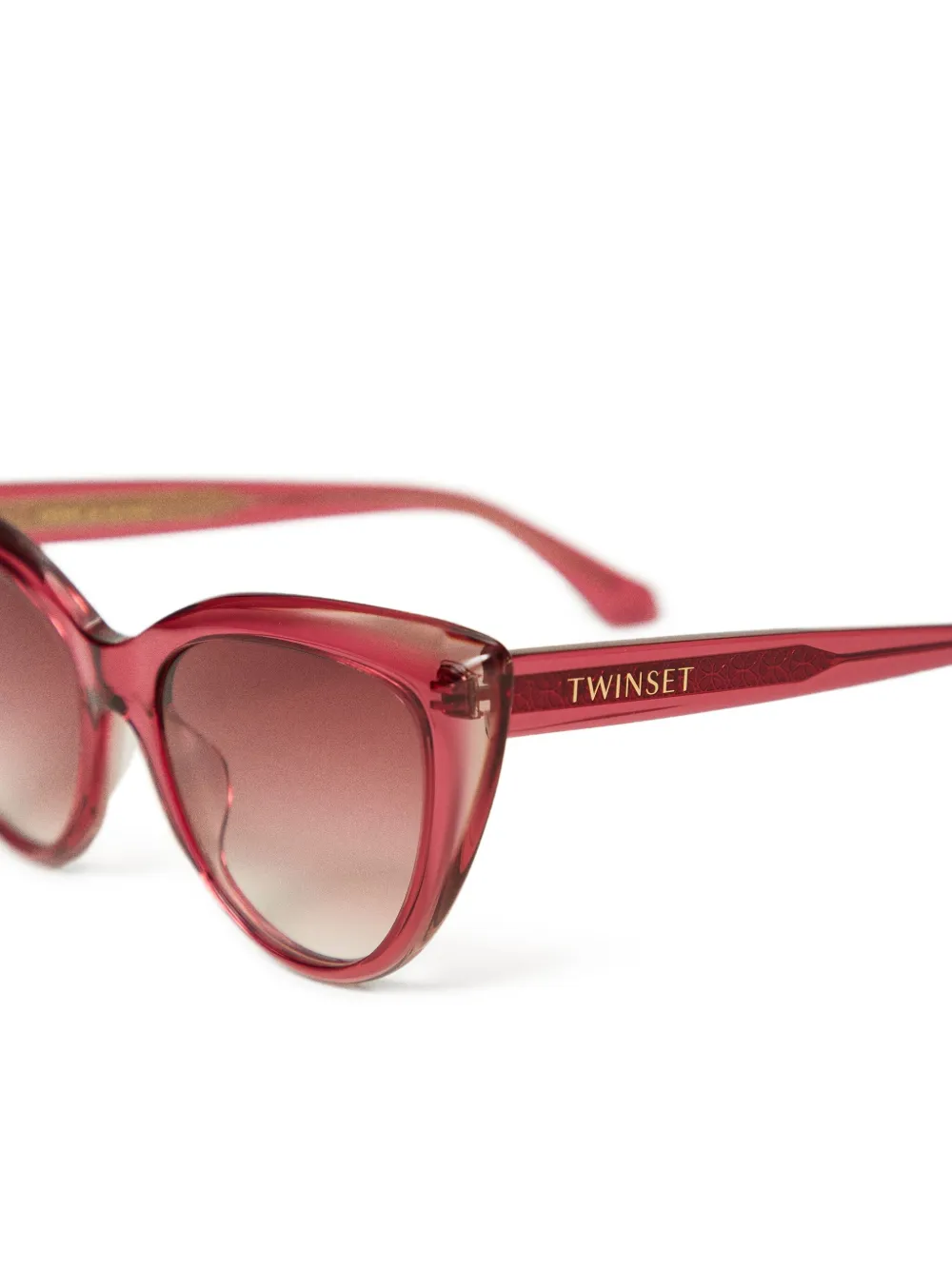 TWINSET Zonnebril met cat-eye montuur Roze
