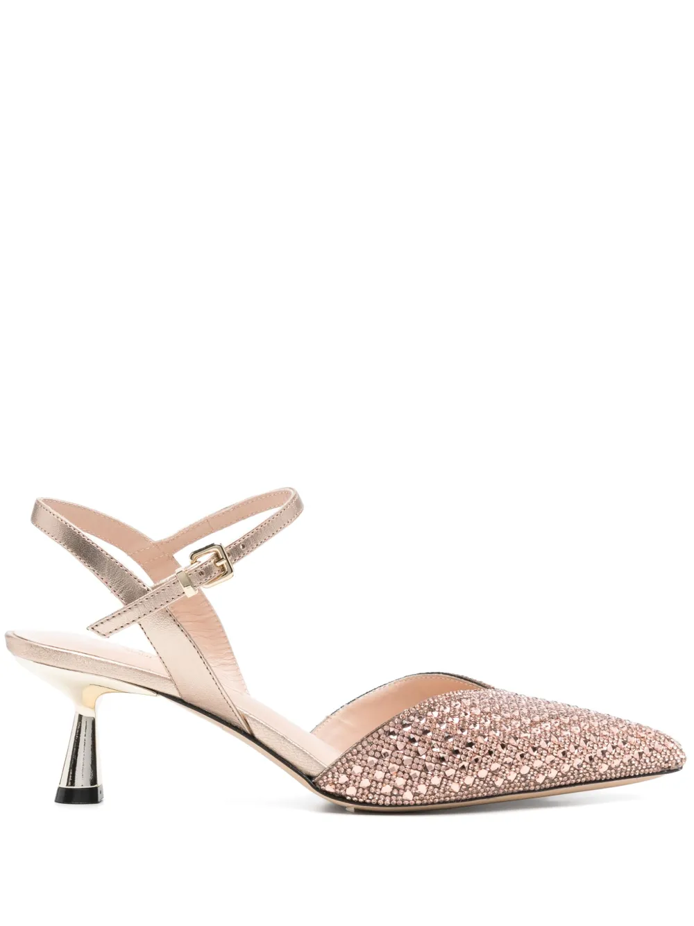 Evaluna leather pumps Gold