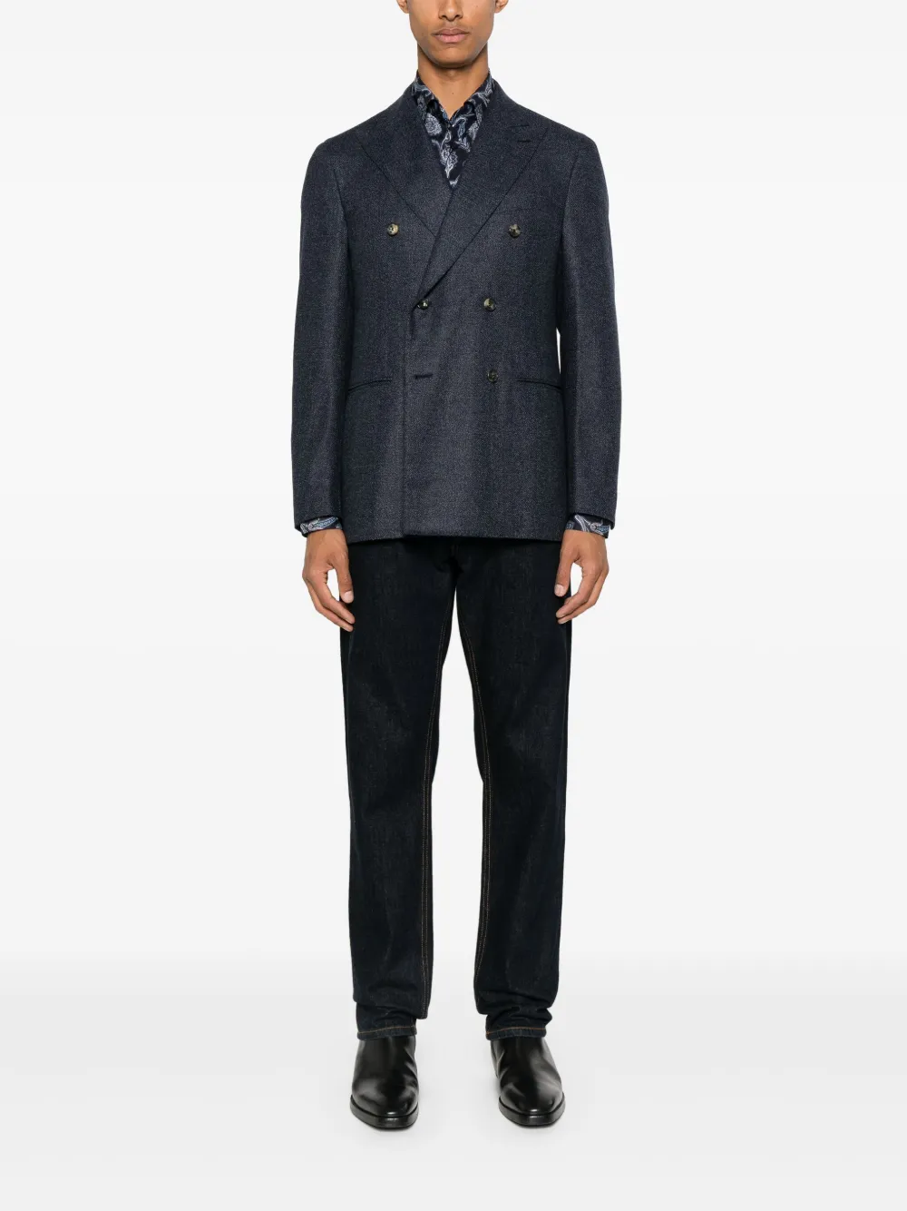 ETRO printed shirt - Blauw