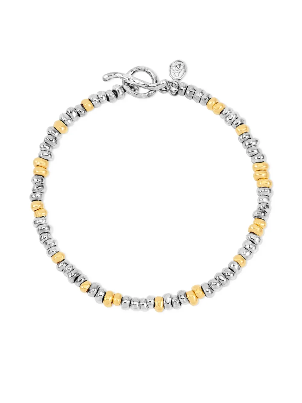 DOWER AND HALL Small Nugget beaded bracelet | argent | Image 1