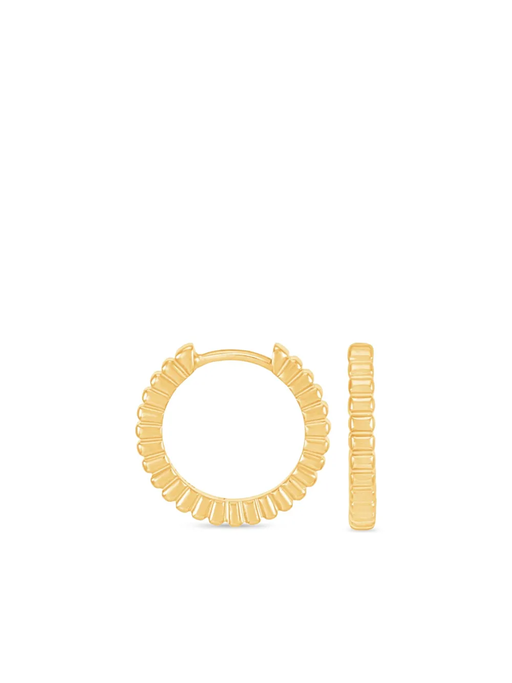 Dower & Hall Small Twist Hoops Earrings