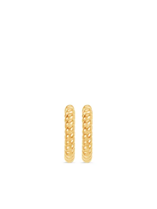 Petites créoles Twist - DOWER AND HALL - Modalova