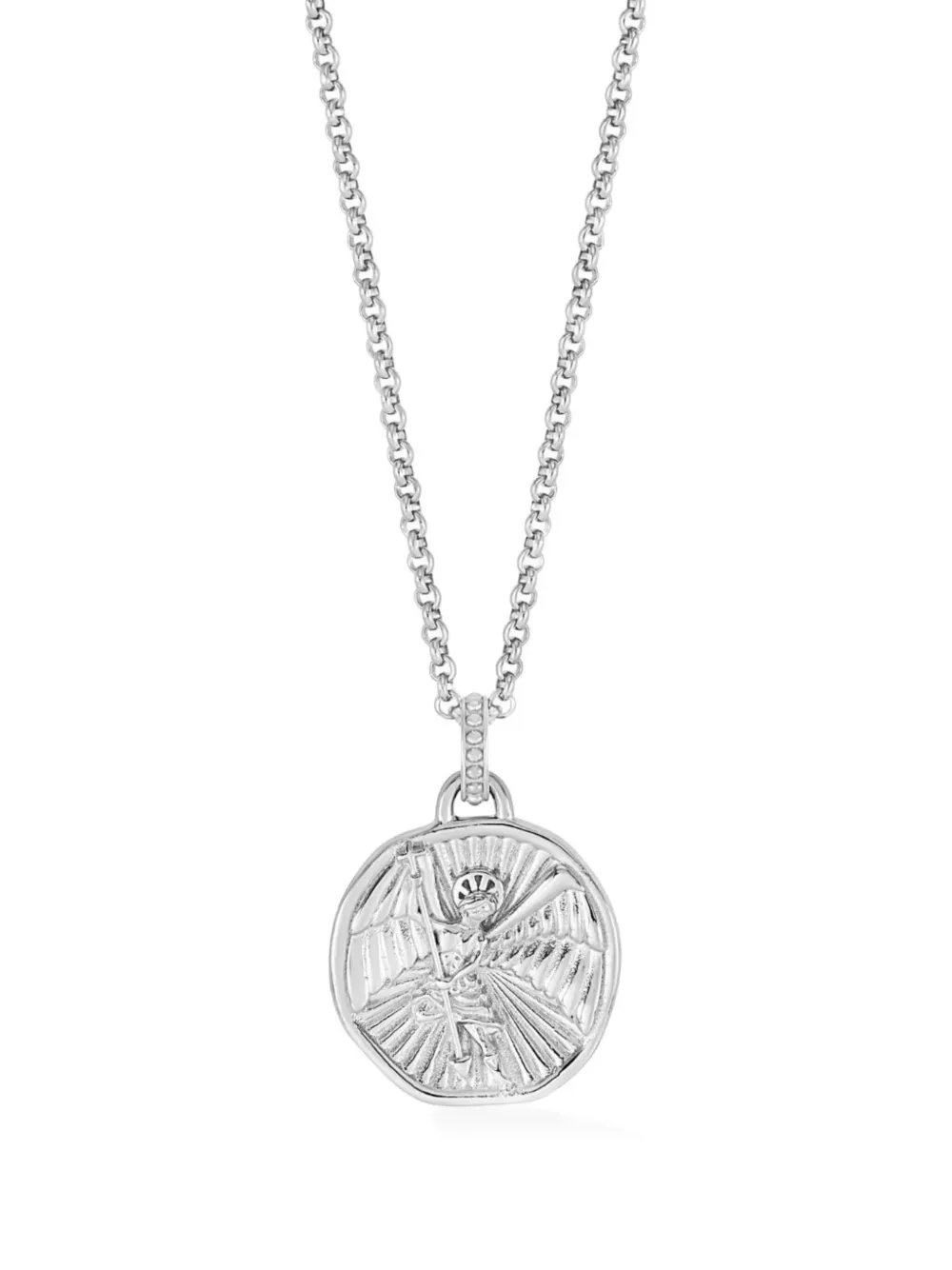 DOWER AND HALL collar Saint Michael Talisman | plateado | Image 1