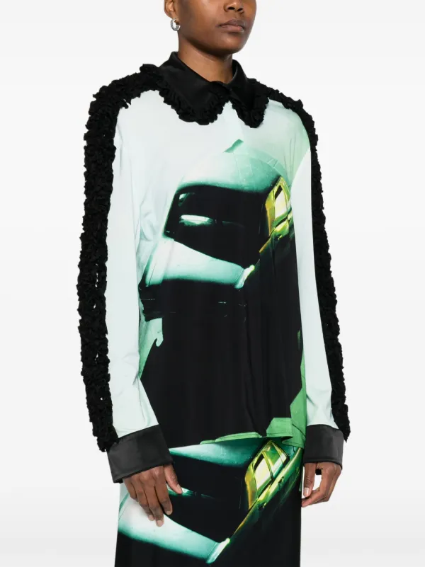 Jil Sander グラフィック シャツ | ブラック | FARFETCH JP