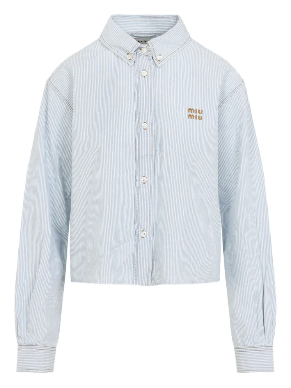 Miu Gestreept blouse Blauw