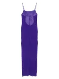 Maison Close Fever backless maxi dress - Purple