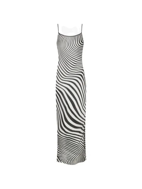 Maison Close Fever backless maxi dress