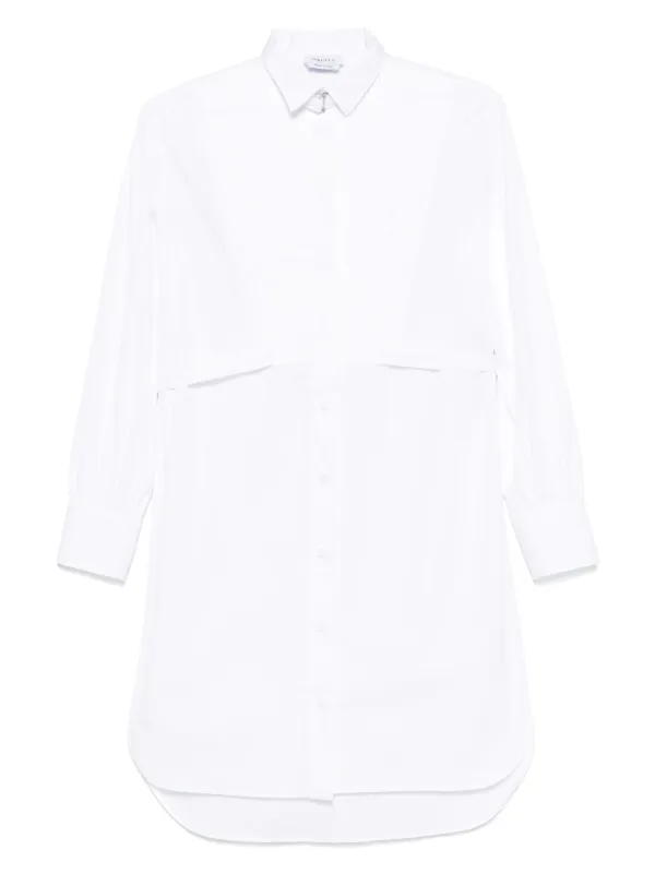 alexander mcqueen shirt dress Alexander McQueen Cotton-Piqued Shirt Dress  UFO No More
