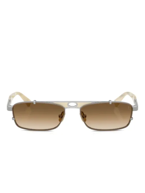 Brunello Cucinelli Paloma rectangle-frame sunglasses