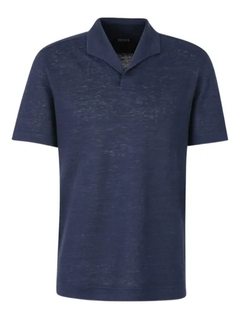Zegna linen polo shirt 