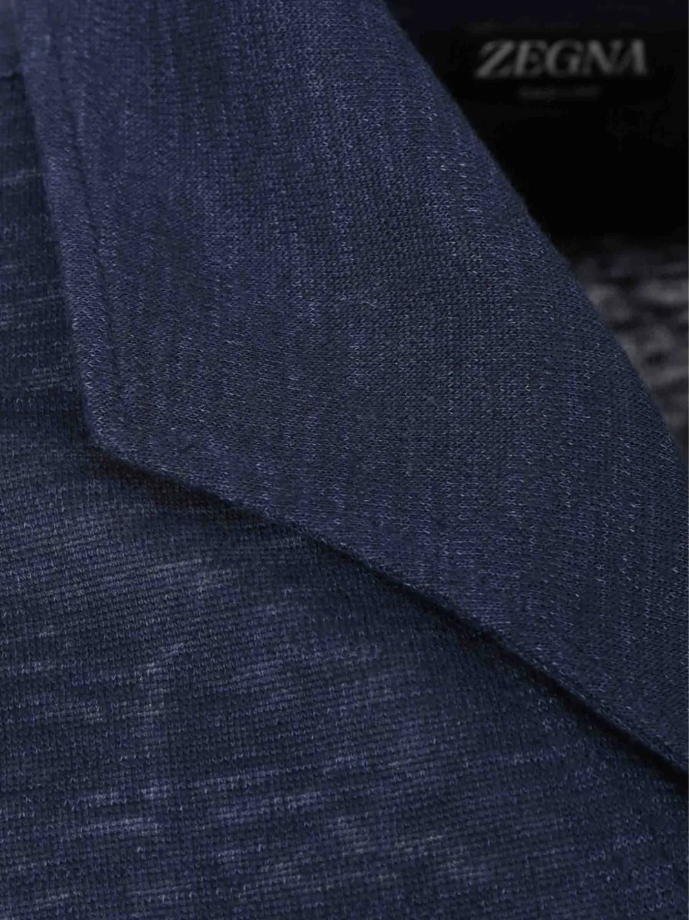 Zegna Linnen poloshirt Blauw