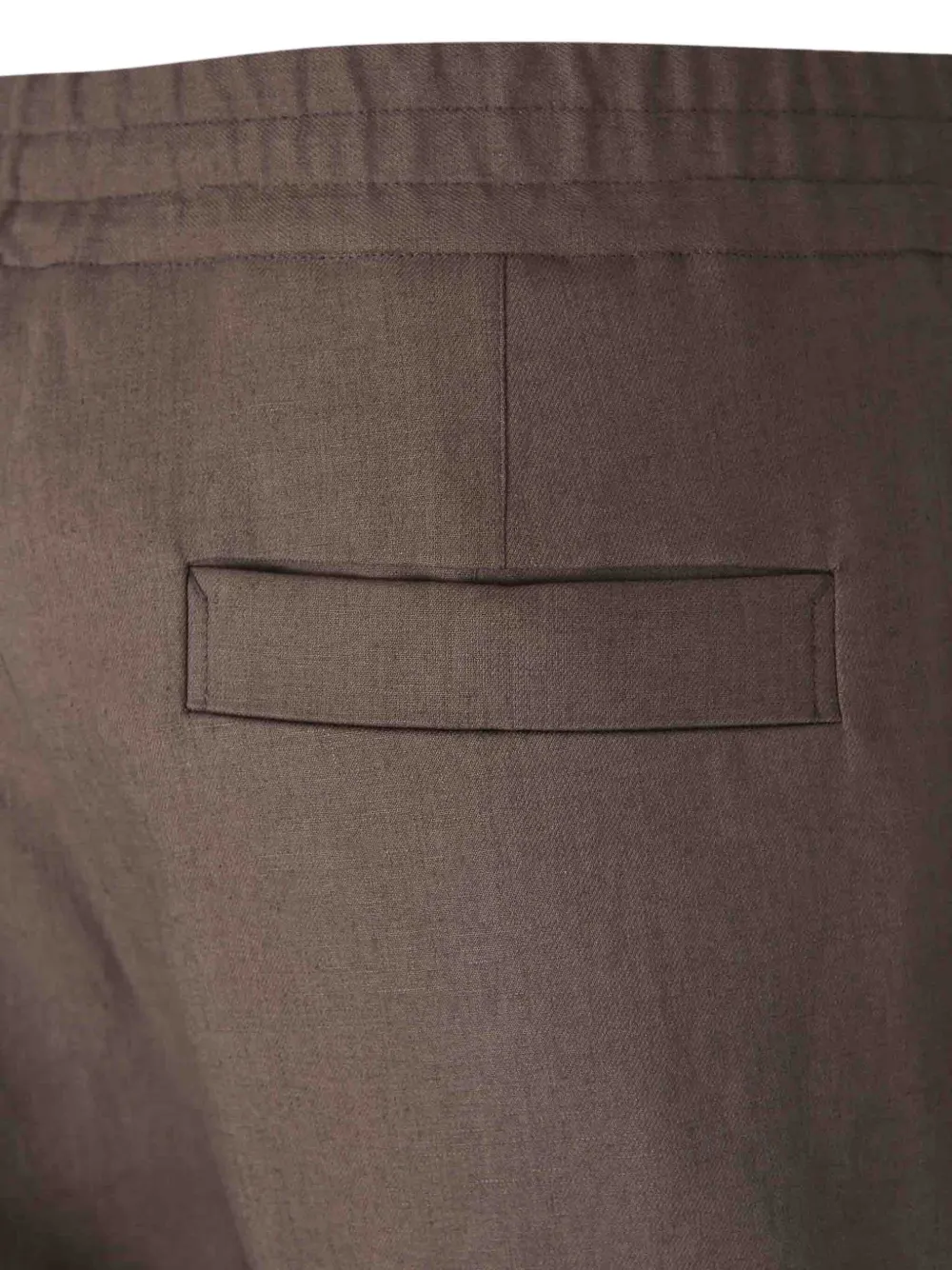 Zegna Oasi linnen broek Bruin