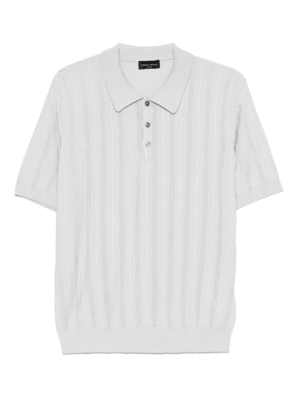roberto collina イタリア製 グレー ポロシャツ roberto collina イタリア製 グレー ポロシャツ