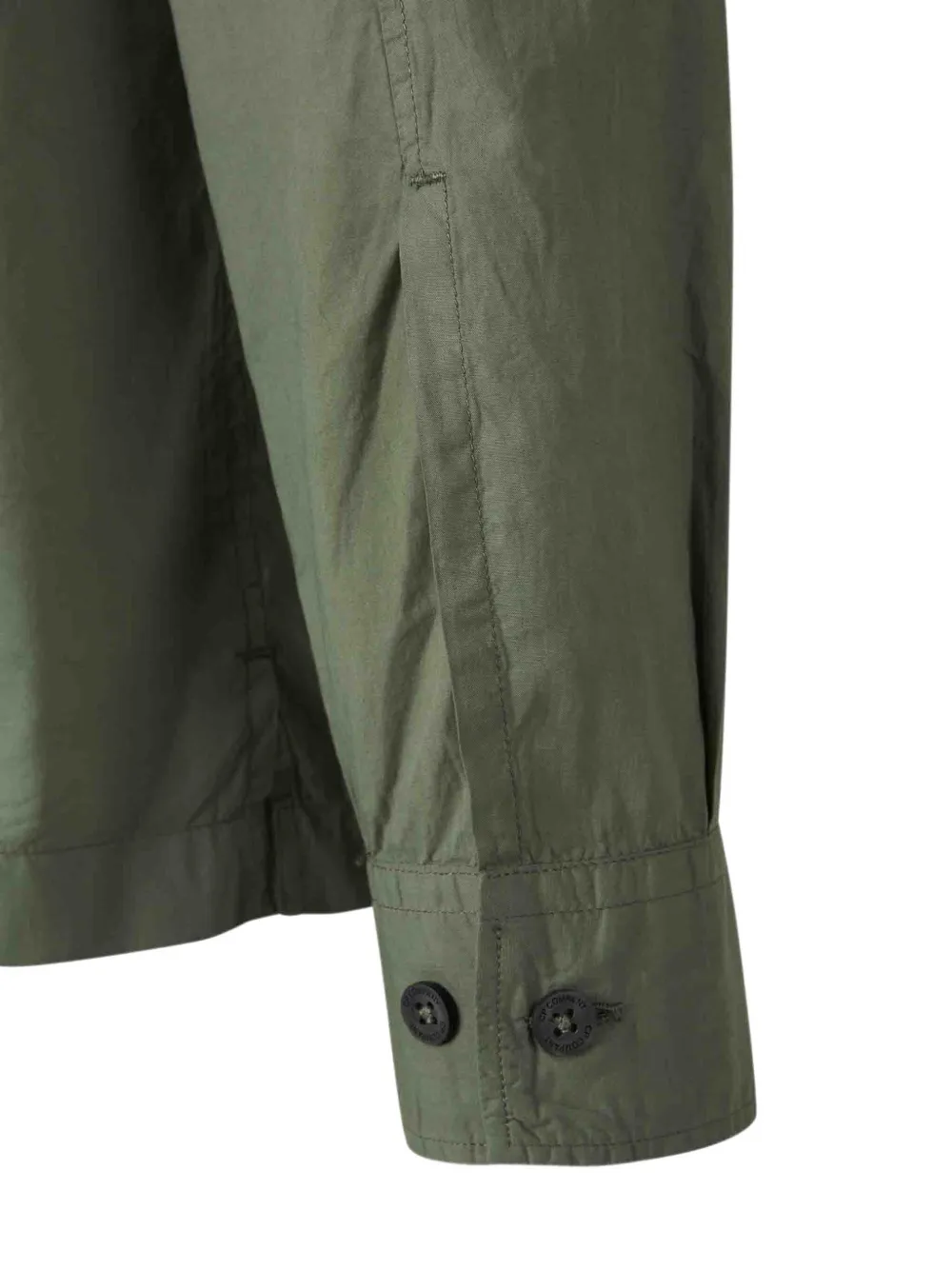 C.P. Company Shirtjack met logoprint Groen