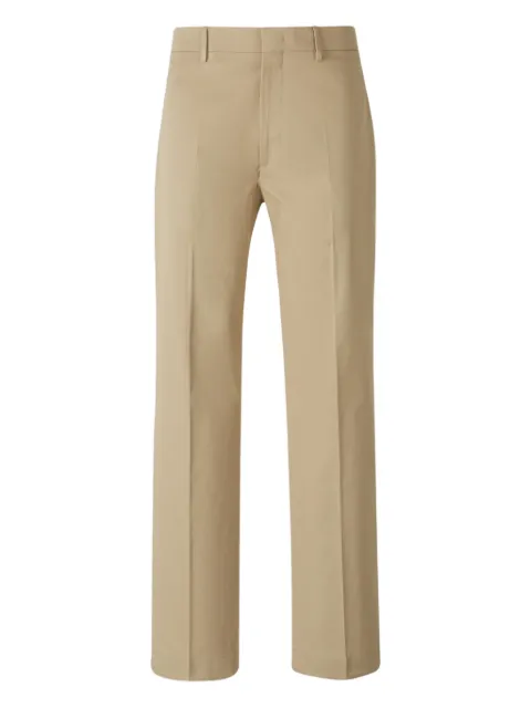 Berwich pressed-crease chinos