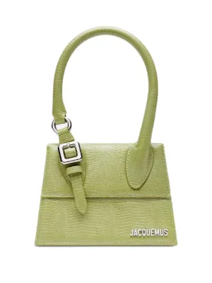 JACQUEMUS クロコ型押し ショルダーバッグ