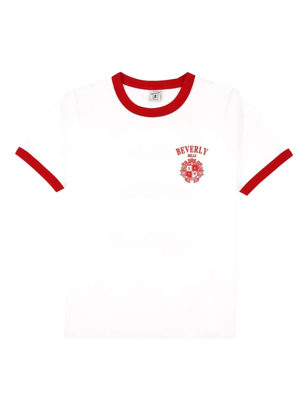 Sporty & Rich Beverly Hills T-shirt Wit