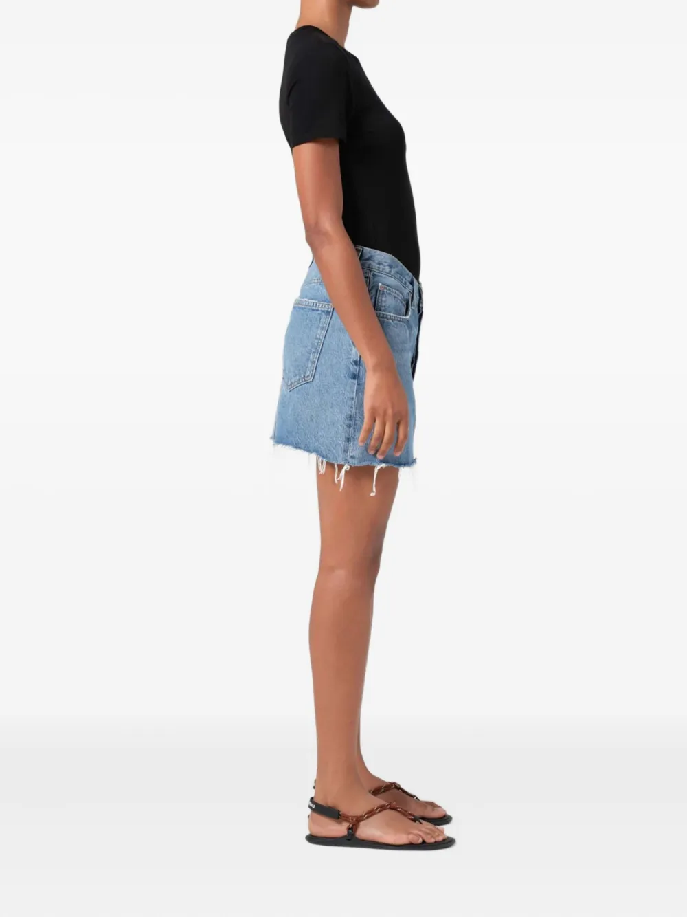 AGOLDE DENIM MINI SKIRT