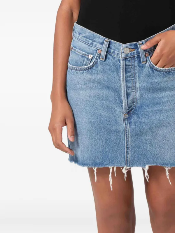 AGOLDE Denim Mini Skirt | Blue | FARFETCH