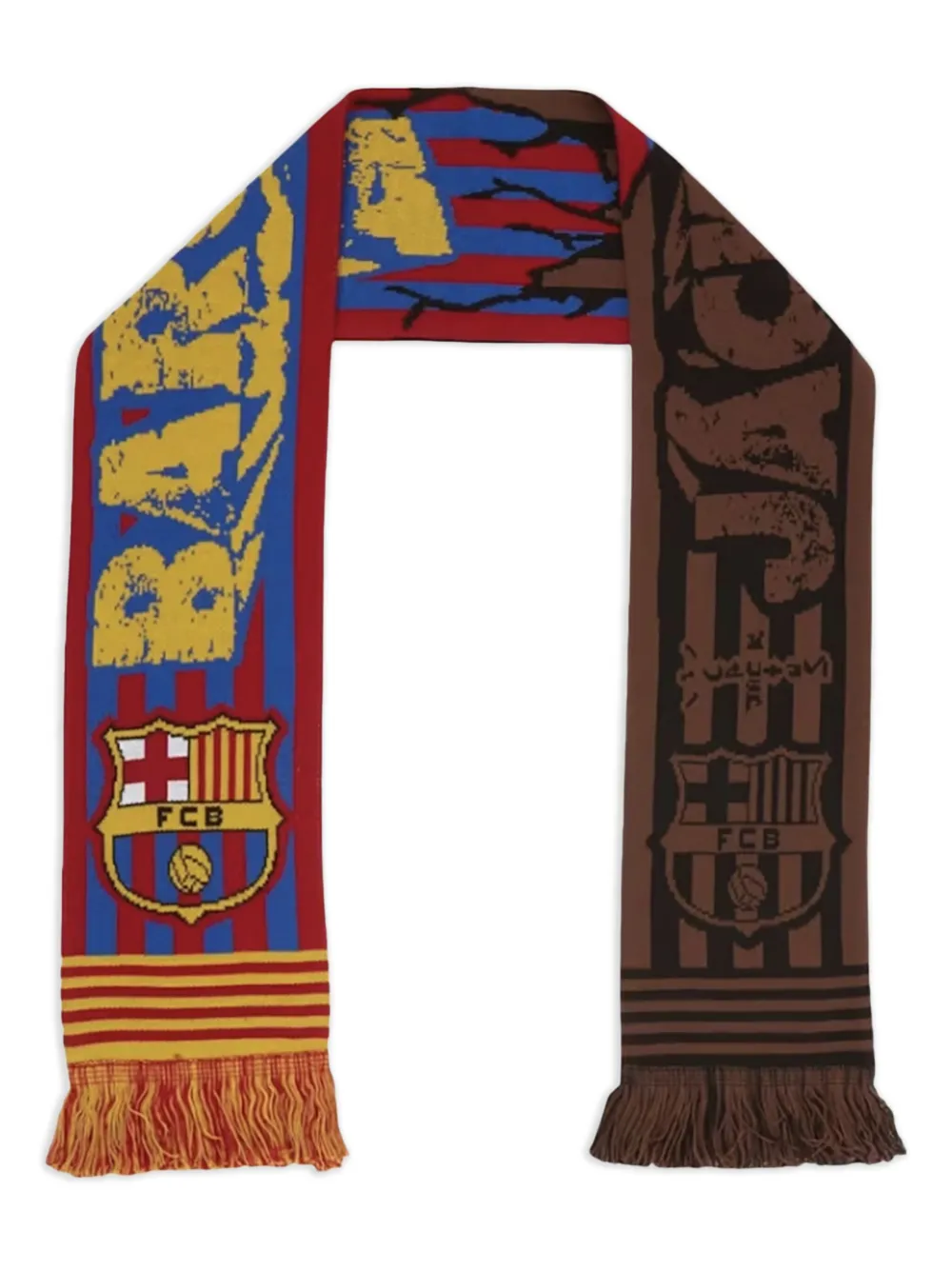 Travis Scott x FC Barcelona Jack Football Club Scarf | Blue | Image 1