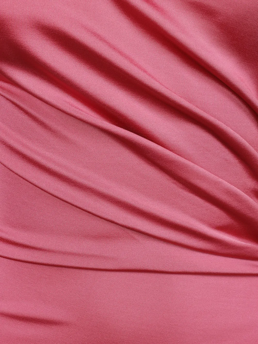 Victoria Beckham draped long-sleeve maxi dress Roze