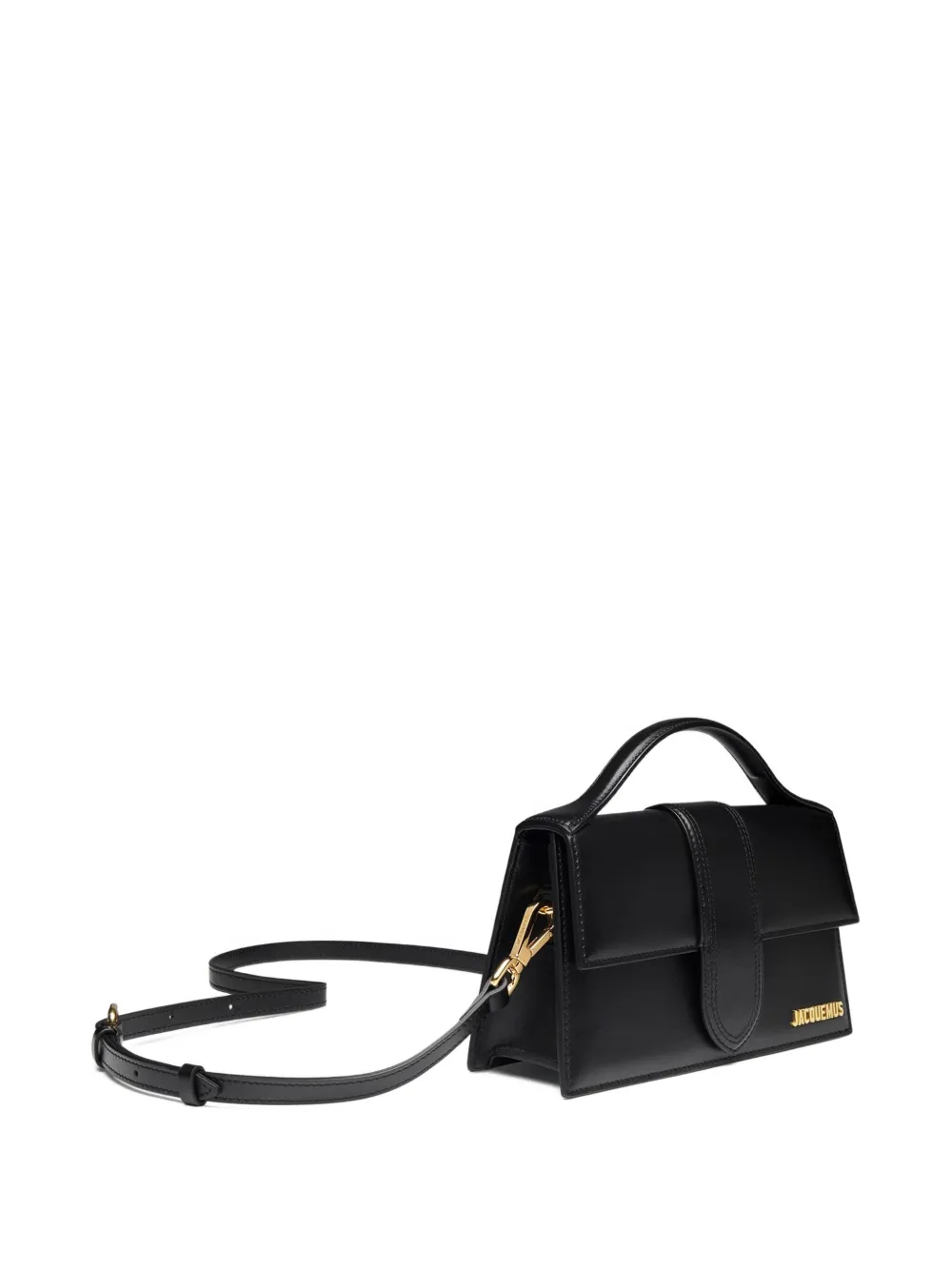Jacquemus Le Grand Bambino suède shopper Zwart