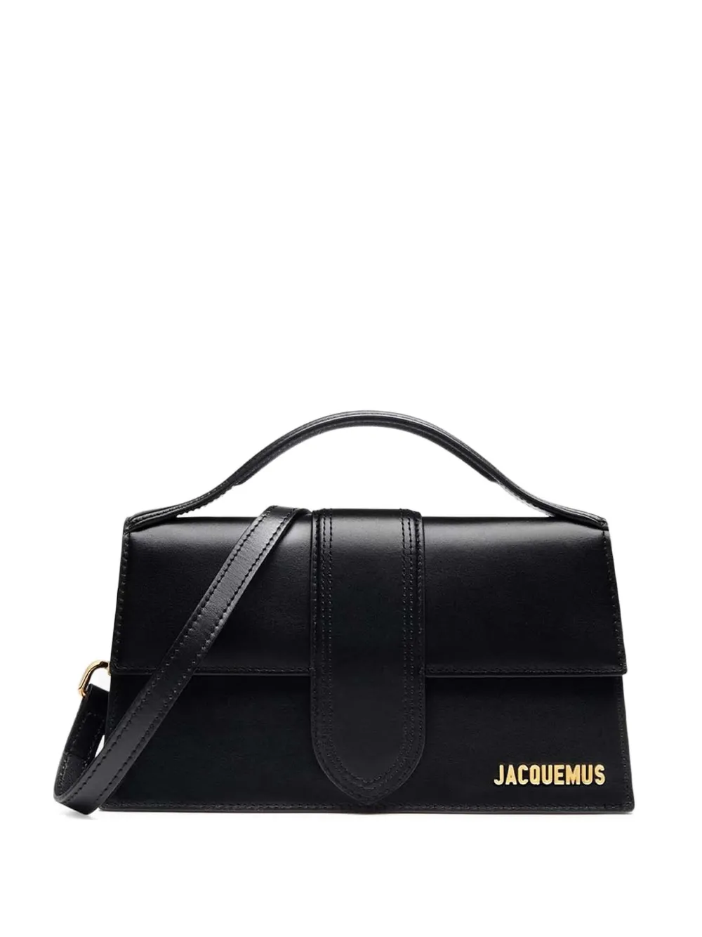Jacquemus Le Grand Bambino suède shopper Zwart