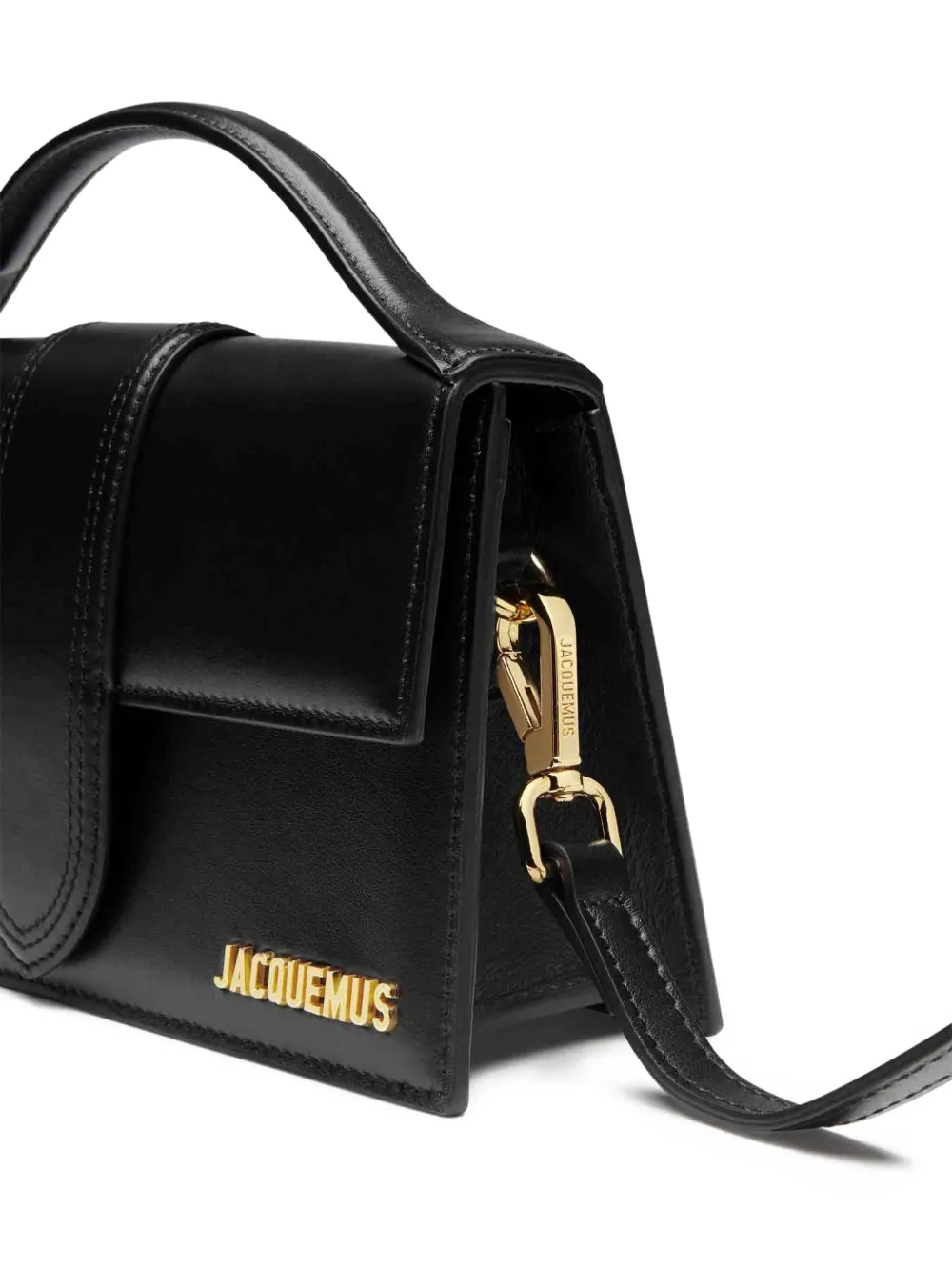 Jacquemus Le Grand Bambino suède shopper Zwart