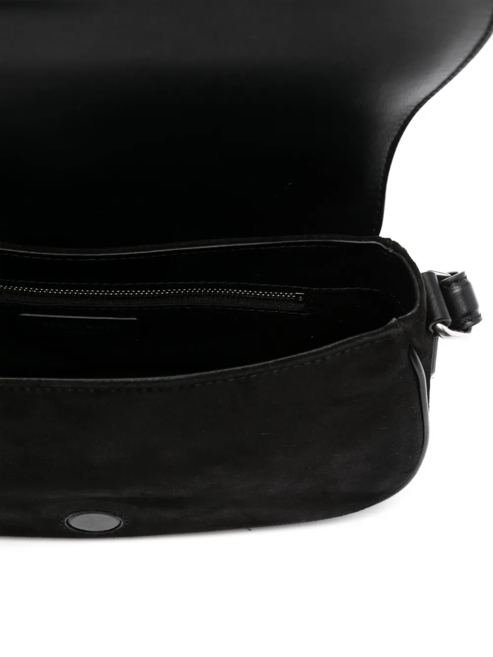 Alexander Mcqueen Suede Buckle Bag