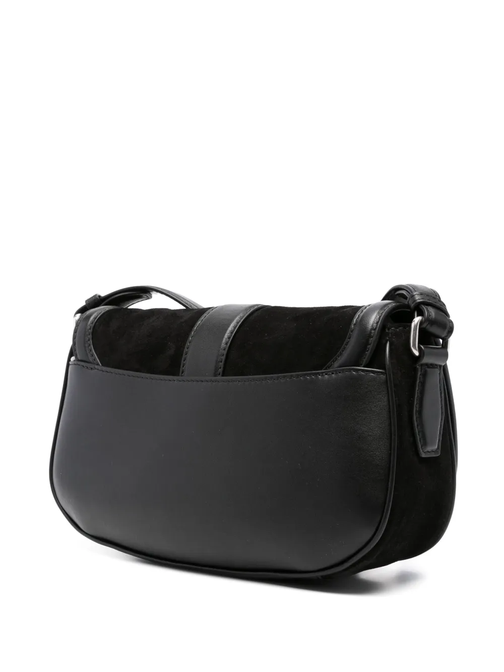 Alexander Mcqueen Suede Buckle Bag