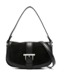 Alexander McQueen suede buckle bag - Black