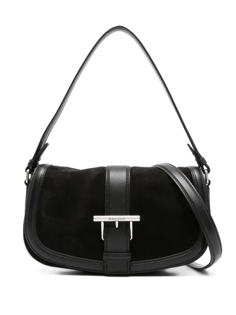 Alexander McQueen suede buckle bag